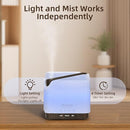 ASAKUKI Essential Oil Diffuser, Multifunctional Ultrasonic Aromatherapy Fragrant Oil Vaporizer Humidifier with Timer, Auto-Off Safety Switch, and 7 LED Light Colors, 700 ml (Brown Wood) by TinyTreasures Baby Boutique