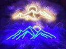 Ulalaza LED Decorative Lights USB Mountains Sunrise Sunset Led Neon Signs Home Decoration Wall Art Holiday Gift Brightness Adjustable 16.5''x11.8'' by CozyNest Decor