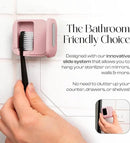 Mondano UV-C Toothbrush Sanitizer and Holder, Toothbrush Case - Manual/Electric Toothbrush Cover for Any Toothbrush Head - Rechargeable Toothbrush Travel Case, Tooth Brush Cover Cap for Home by CozyNest Decor