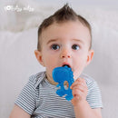 Itzy Ritzy Water-Filled Teethers - Cold Cutie Coolers Textured On Both Sides to Massage Sore Gums & Emerging Teeth - Can Be Chilled in Refrigerator, Set of 3 Coordinating Dinosaur Water Teethers by TinyTreasures Baby Boutique