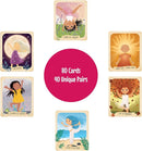 Menique Shine Memory Matching Game – 80 Cards (40 Pairs) with Positive Affirmations for Brave Girls – Motivational & Mindful Matching Game for Confidence and Self-Love by TinyTreasures Baby Boutique