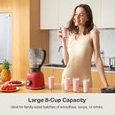 Professional Blender | 8-Cup Big Capacity | Powerful 25,000RPM Motor | Perfect for Smoothies, Shakes, and Frozen Drinks | BPA-Free & Dishwasher-Safe | Red by TinyTreasures Baby Boutique