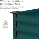 Best Choice Products 48x24x30in Galvanized Raised Garden Bed, Metal Elevated Planter Box, Vegetable Garden for Backyard, Patio, Balcony - Peacock Blue by GreenHaven Gardens