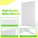 Outdoor Privacy Screen,72" H×47" W Metal Privacy Screen, Freestanding Privacy Fence Panels for Patio