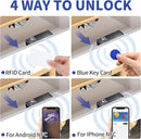 RFID Cabinet Lock, 2 Pack RFID Drawer Electronic Locks Support Phone NFC Unlocking for Locking Wooden Hidden Medicine Knife Liquors Cabinet Drawer to Prevent Theft or Children from Touching by TinyTreasures Baby Boutique