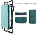 Ohuhu Garden Kneeler and Seat, Heavy Duty Garden Stool with EVA Foam Kneeling Pad, Foldable Gardening Bench with 2 Tool Pouches, 2-in-1 Portable Gardening Supplies, Idea Gifts for Women Men Seniors by GreenHaven Gardens