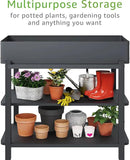 Metal Raised Garden Bed with Trellis, Elevated Planter Box with Legs for Outdoor Patio, Iron Standing Garden Box for Vegetables, Herbs, Flowers, Climbing Plants by GreenHaven Gardens