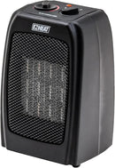 Electric Ceramic Portable Space Heater with Thermostat and Fan, Built-in Overheat Sensor, and Safety Tip-Over Switch, ST-MTPTC113 by CozyNest Decor