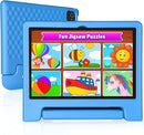 JREN Tablet for Kids｜10 Inch Kids Tablet Android 14｜Octa-core｜64GB｜WiFi ｜Bluetooth｜Parental Control｜Children Content｜Children Toddler Blue by TinyTreasures Baby Boutique
