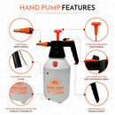 Handheld Pumping Sprayer Viton Seals Sprayers in Lawn and Garden, Spray Bottles for Cleaning Chemical Sprayer Continuous Spray Bottle for Plants 1.5L Plus (0.4 Gal/51oz) by GreenHaven Gardens