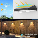 9 Pack Solar Fence Lights Outdoor, LED Dusk to Dawn Waterproof Deck Lights for Outside Step Wall Porch Patio Garden Decor (3000K/4500K/6000K) by GreenHaven Gardens