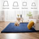 MAXYOYO Baby Play Mat, 1.2" Thick Memory Foam Soft Padded Carpet with Non-Slip Backing, 5x7 ft Japanese Tatami Rug Living Room for Kids, Toddler, Children, Nusery(Navy) by TinyTreasures Baby Boutique