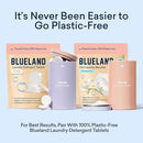 BLUELAND Oxi Laundry Booster Powder Refill 2-Pack, Clear Skies Scent, 50 Loads, 35.2 oz, Plastic-Free, Eco Friendly, Oxy Cleaner, Stain Remover by CozyNest Decor