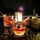 Whiskey Glasses Set of 4,Lead-Free Crystal Old Fashioned Glass,300ml Rocks Glass Tumblers for Drinking Bourbon,Cognac,Irish Whisky,Whiskey Gifts for Men by CozyNest Decor