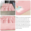Baby Play Mat for Floor,1.3" Thick Elasti-Foam 50"×50" Playpen Mat for Tummy Time,Water Repellent Soft Coral Velvet for Toddler,Infant,Kids,Non-Slip Backing Safe for Crawling(Pink) by TinyTreasures Baby Boutique