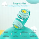 Active Noise Cancelling Kids Headphones, 60H Playtime, Wireless Bluetooth Over-Ear Headset, Built-in Microphone for Home/School/Travel/Party - Includes Portable Case by TinyTreasures Baby Boutique