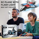 4DRC V31 Foam RC Planes Remote Control Airplanes for Kids Adults 4-7 8-16, Remote Control Planes Fighter Jet with Light, 360° Flip Fighter Jet Toy, Gravity Sensing, Stunt Roll, Gifts for Kids Boys by TinyTreasures Baby Boutique