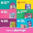 Bloomingo Gobble Till You Wobble: Fun Card Game for Kids & Adults; Perfect for Family Gatherings & Travel; Ages 6+; Blue by TinyTreasures Baby Boutique