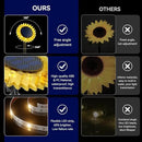 Hogni 6PK Solar Garden Lights, Ground Stake/Hang 2 in 1 Solar Sunflowers Outdoor Waterproof IP67, Outdoor Decor for Pathway Walkway Landscape Backyard Fence Decoration by GreenHaven Gardens