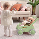 2025 HOMEKOL Wooden Baby Walker,Baby Push Walker, Adjustable Speed Baby Walker for Boys and Girls, Baby Activity Center, Gift for Birthday, Christmas and New Year Nature Green by TinyTreasures Baby Boutique