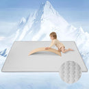 Baby Play Mat for Summer,1.3 Thick Memory Foam Cooling Floor Tummy Time Mat, Soft & Breathable, Non-Slip Rectangular for Toddlers’ Playtime & Rest(Grey,59"x79") by TinyTreasures Baby Boutique