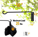 Qiang Ni Swivel Plant Hanger Bracket: Bird Feeder Hanger for Outdoor Wall Mount (16 - B-2pcs, 16 Inch) by GreenHaven Gardens