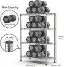 1000 lbs Storage Shelving Steel Heavy Duty 4-Tier Utility Shelving Unit Steel Organizer Wire Rack for Home,Kitchen,Office,Chrome (13.7" D x 29.5" W x 47.2" H) by CozyNest Decor