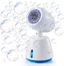 Rechargeble Bubble Machine, 270° Automatic-Rotating, 38000 Big Bubbles/min, 1000ml Large Bubble Tank, 2200mAh Battery, Bubble Maker for Kids Toddlers, Parties, Wedding, Birthday, Outdoor, White by TinyTreasures Baby Boutique