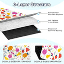 Poedist Extra Large Picnic Blanket Waterproof,80"x 80"Foldable Machine Washable Beach Blanket,Outdoor Blanket for 6-8 Adults,Suitable for Indoor Crawling,Park Beach,Camping,Hiking,Family Travel(Fruit by TinyTreasures Baby Boutique