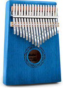 Kalimba Thumb Piano,YUNDIE Portable 17 Keys Mbira Finger Piano with Tune Hammer and Study Instruction,Musical Instruments Gift for Kid Adult Beginners Professional(Blue) by TinyTreasures Baby Boutique
