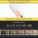 A4 Wireless Battery Powered Light Pad with Bag, TOHETO Tracing Light Box Dimmable Brightness Rechargeable LED Light Board Portable Cordless Copy Board for Drawing Sketching X-ray Viewing (White) by TinyTreasures Baby Boutique