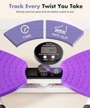 Waist Twisting Machine Fitness Tool, Ab Twister Board with the Smart LED Digital Monitor, 300LBS Capacity & 20dB Ultra-Quiet, Anti-Slip Home Gym Workout Equipment for Women Belly Fat by CozyNest Decor