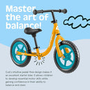 Retrospec Cub Toddler 12" Balance Bike, 18 Months - 3 Years Old, No Pedal Beginner Kids Bicycle for Girls & Boys, Flat-Free Tires, Adjustable Seat, & Durable Frame by TinyTreasures Baby Boutique