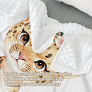 Custom Name Crib Bedding Set - Leopard Theme, Personalized Yellow Flower Nursery Bedding 3-Piece Set– Soft Blanket, Fitted Sheet, Changing Pad Cover – for Newborns Girls Nursery Gifts by TinyTreasures Baby Boutique