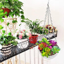 4 Pcs 8 inch Hanging Planter Pots,Self-Watering Round Hanging Basket with Water Tray and Metal Chain,Succulent Flower Plant Pot Container for Indoor Outdoor Garden Balcony Wall Decor,White by GreenHaven Gardens