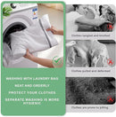 4Pcs Mesh Laundry Bags, Heavy Duty Laundry Bag, Durable Delicate Laundry Bag for College, Dorm, Travel, Family And Apartment Dwellers, (1small, 1medium, 1large, 1xx-Large) White by TinyTreasures Baby Boutique
