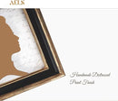 AELS 4x4 Inch Vintage Picture Frame, Elegant Luxury Antique Photo Frames with Glass Front, Photo Display, Tabletop Wall Hanging, Gift Ideas, Pearl Pattern by CozyNest Decor