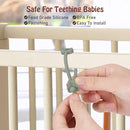 Toy Safety Straps, Silicone Pacifier Clips, Adjustable Stretchable Sippy Cup Straps for Strollers, High Chair, Cribs, Hanging Baskets, Car Seat, Shopping Trolley by TinyTreasures Baby Boutique