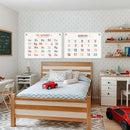 2PCS Numbers 1-20, Number Alphabet Banner Playroom Decor Wall Hanging, Educational Banner Flag, ABC Chart for Toddlers, Wall Flag Nursery Toddler Room Classroom Decor for Room by TinyTreasures Baby Boutique