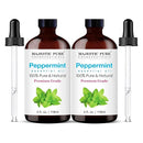 Majestic Pure Peppermint Essential Oil with Glass Dropper - 4 Fl Oz Pack of 2-100% Pure and Natural Peppermint Oil - Premium Grade Essential Oils for Diffuser, Aromatherapy, Soap and Candle Making by CozyNest Decor
