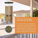 Wind Chimes for Outside, Large Outdoor Windchimes with Engraved Tree of Life, Premium Tuned Metal Chimes for Mother/Grandma, Home & Garden Decor with Soothing Tone by CozyNest Decor