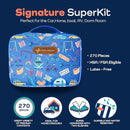 KeepGoing Large Home First Aid Kit for Kids – 270 Pc. for Car, Home, Dorm, & Boat with Latex-Free Bandages – 10 x 7 x 3.5 in. Travel First Aid Kit (Signature) by TinyTreasures Baby Boutique