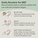 Microlife Digital Basal Thermometer 1/100th Accurate, Fertility Prediction and Ovulation Tracking, Oral or Vaginal BBT, (60-Second Reading), by TinyTreasures Baby Boutique