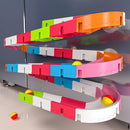 Baby Bath Toys for Toddler 1-3 3-5, Bathtub Shower Building Duck Toy, 43 PCS Slide Blocks Marble Run Toys for Kids 1 2 3 4 5 Years Old Toddler Boys and Girls by TinyTreasures Baby Boutique