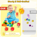 LovesTown 28 PCS Magnetic Blocks for Kids, Magnegtic Building Cubes for Toddler Preschool Montessori Educational STEM Toys for Boys Girls Ages 3 4 5 6 7 8 by TinyTreasures Baby Boutique