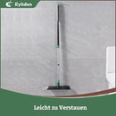 Eyliden X-Large Floor Scrub Brush, 2 in 1 Scrape Brushes with Rubber Squeegee | 55.3" Long Handle, 15" Wide Stiff Bristle Head | Floor Scrubber for Deck Kitchen Shower Bathroom Tub Tile Patio Wall by CozyNest Decor