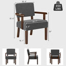 Oversize Accent Chair with Soft Seat and Armrests for Living, Dinning, Bedroom, Reading, Waiting Room by CozyNest Decor