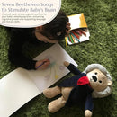 Ludwig Van Beethoven Virtuoso Bear – Plays 40 Mins of Classical Music, Educational & Soothing Musical Teddy Bear for Babies & Toddlers, Ideal by TinyTreasures Baby Boutique