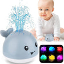 ZHENDUO Baby Bath Toys, Light Up Bath Toys Spray Water Bath Toy, Sprinkler Bathtub Toys for Toddlers Kids Boys Girls, Pool Bathroom Toy for Infant,Christmas Baby Toys by TinyTreasures Baby Boutique