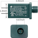 Replacement Yard Inflatable Adapter Power Supply Adaptor - 12V 1.0A 1Pcs -Inflatable Plug Replacement Class 2 Power Supply - Green - for Halloween Yard Blow Up Decorations by GreenHaven Gardens